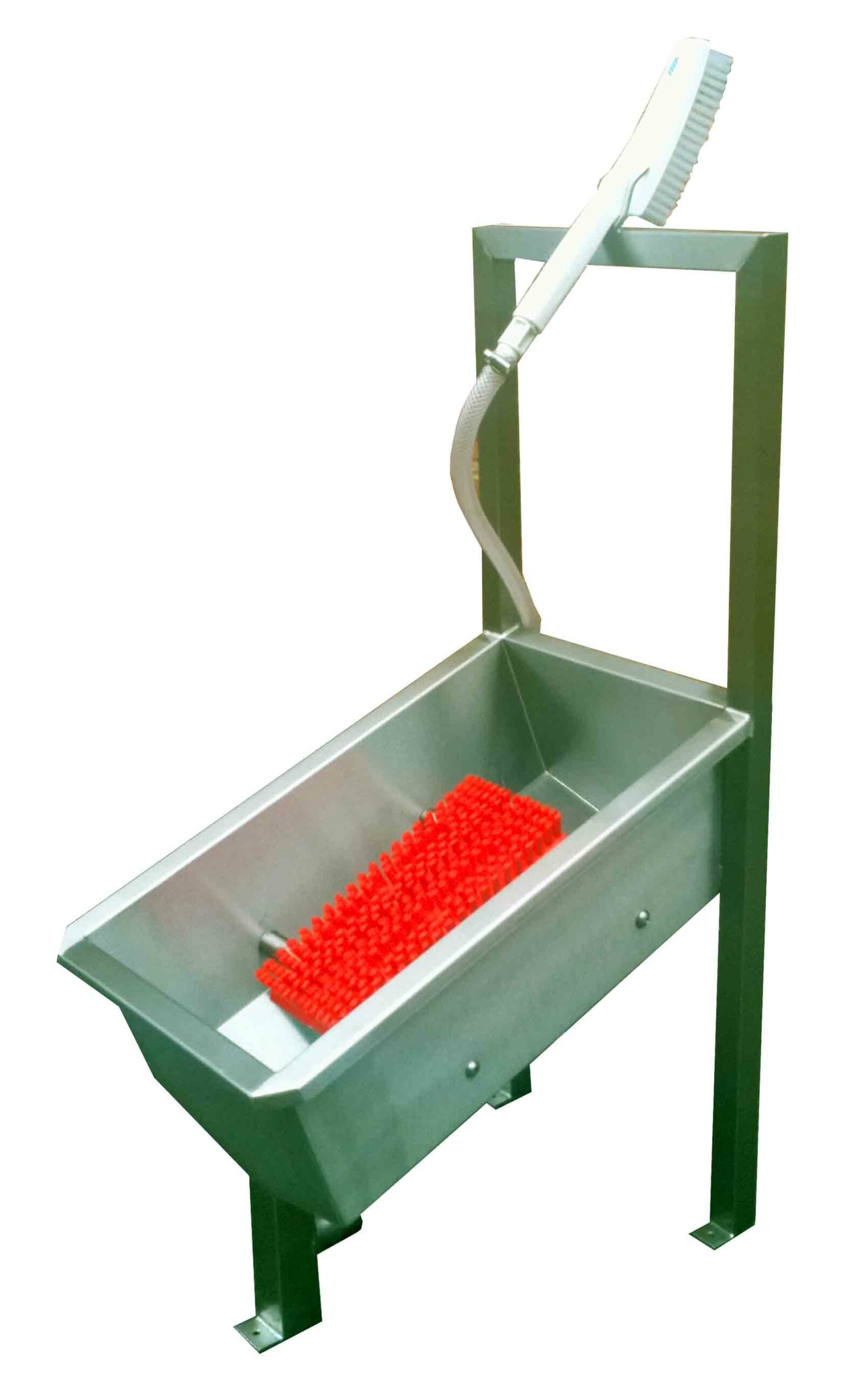 Manual boot washer